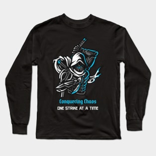 Conquering Chaos, One Strike at a Time. Long Sleeve T-Shirt